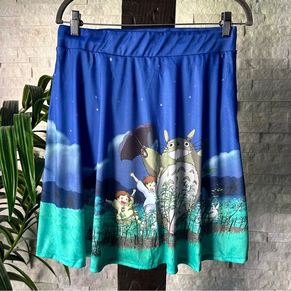 Studio Ghibli Anime My Neighbor Totoro Skater Skirt Size XL - Picture 1 of 6